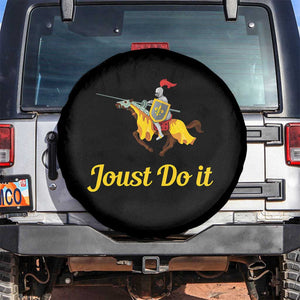 Funny Joust Do It Medieval Knight Horse Graphic Spare Tire Cover Jousting Renaissance Faire Parody