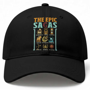The Epic Sagas Ancient Greek Mythology Graphic Baseball Cap Odysseus Journey Odyssey History Lover Gift