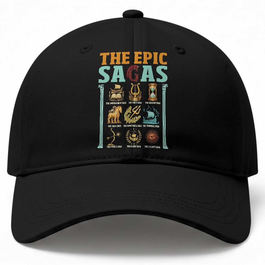 The Epic Sagas Ancient Greek Mythology Graphic Baseball Cap Odysseus Journey Odyssey History Lover Gift TS02 Print Your Wear