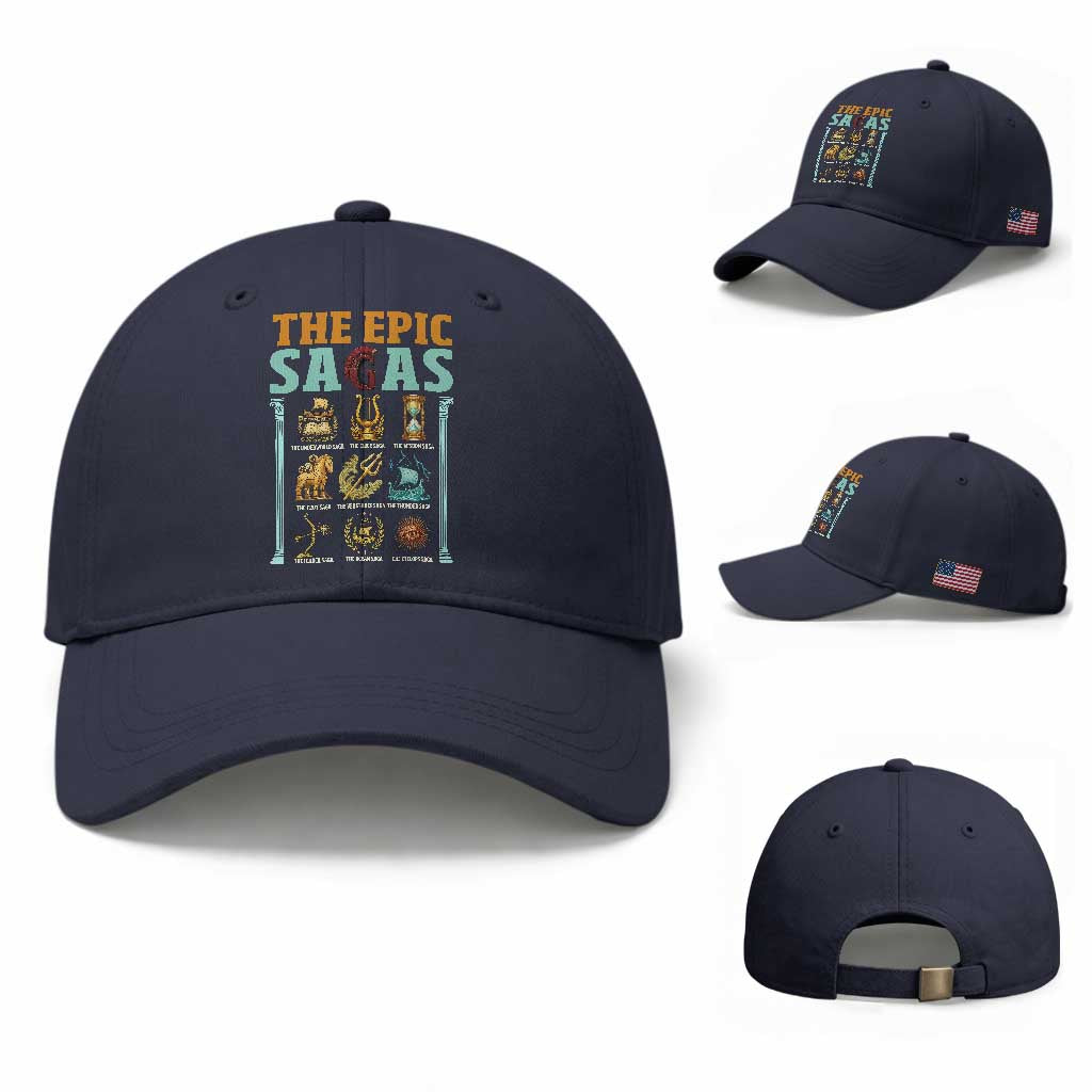 The Epic Sagas Ancient Greek Mythology Graphic Baseball Cap Odysseus Journey Odyssey History Lover Gift