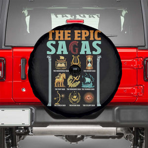The Epic Sagas Ancient Greek Mythology Graphic Spare Tire Cover Odysseus Journey Odyssey History Lover Gift