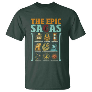 The Epic Sagas Ancient Greek Mythology Graphic T Shirt Odysseus Journey Odyssey History Lover Gift