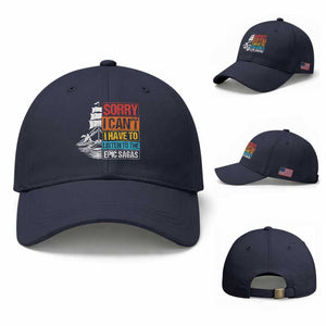 I Have To Listen To The Epic Sagas Odysseus Ship Retro Baseball Cap Funny Odyssey Greek Mythology Lover