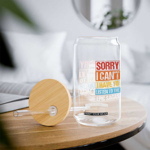I Have To Listen To The Epic Sagas Odysseus Ship Retro Glass Can Funny Odyssey Greek Mythology Lover
