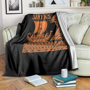 Not Today Sirens Funny Odysseus Journey Parody Throw Blanket Greek Mythology Epic Odyssey History Lover Gift