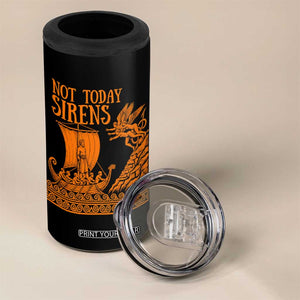 Not Today Sirens Funny Odysseus Journey Parody 4 in 1 Can Cooler Tumbler Greek Mythology Epic Odyssey History Lover Gift