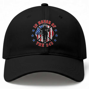 Firefighter Memorial In Honor Of The 343 Maltese Cross Graphic Baseball Cap Patriotic 9 11 Memorial Tribute
