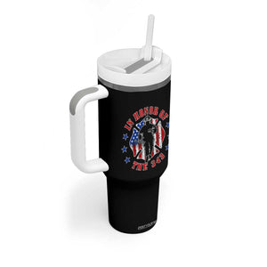 Firefighter Memorial In Honor Of The 343 Maltese Cross Graphic Tumbler With Handle Patriotic 9 11 Memorial Tribute