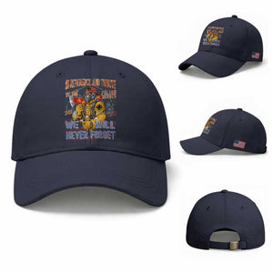Firefighter Memorial In Reverence And Tribute Fallen Heroes 343 Baseball Cap We Will Never Forget Honor 9 11