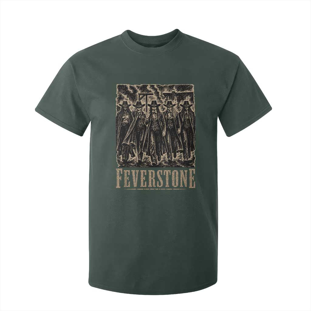 Vintage Feverstone Cowgirls Wild West Outlaw Legends T Shirt For Kid