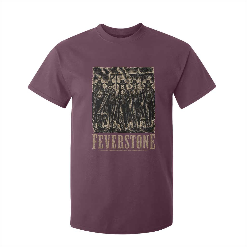 Vintage Feverstone Cowgirls Wild West Outlaw Legends T Shirt For Kid