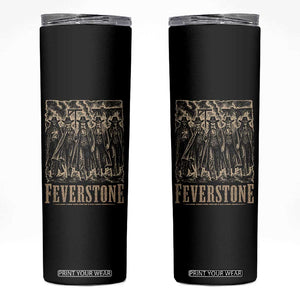 Vintage Feverstone Cowgirls Wild West Outlaw Legends Skinny Tumbler