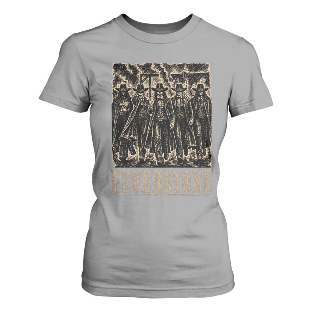 Vintage Feverstone Cowgirls Wild West Outlaw Legends T Shirt For Women