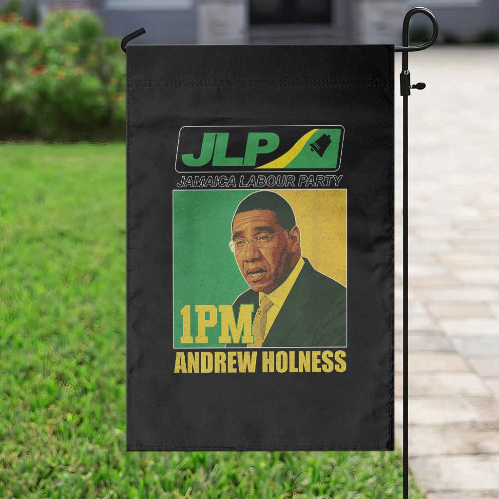 1PM Andrew Holness JPL Supporter Garden Flag Jamaica Labor Party Jamaican Political Pride TS02 Print Your Wear