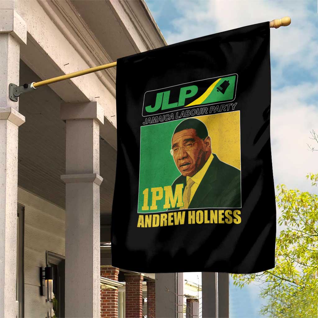 1PM Andrew Holness JPL Supporter Garden Flag Jamaica Labor Party Jamaican Political Pride TS02 Print Your Wear