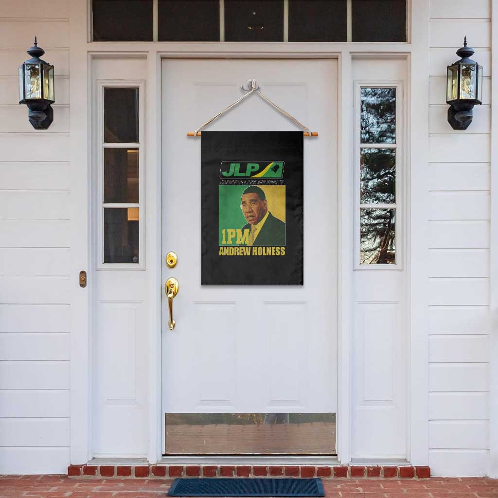 1PM Andrew Holness JPL Supporter Garden Flag Jamaica Labor Party Jamaican Political Pride TS02 Print Your Wear