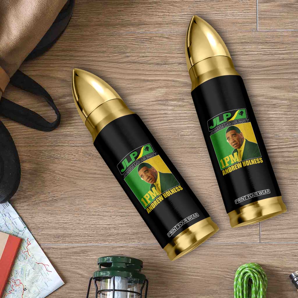 1PM Andrew Holness JPL Supporter Bullet Tumbler Jamaica Labor Party Jamaican Political Pride TS02 Print Your Wear