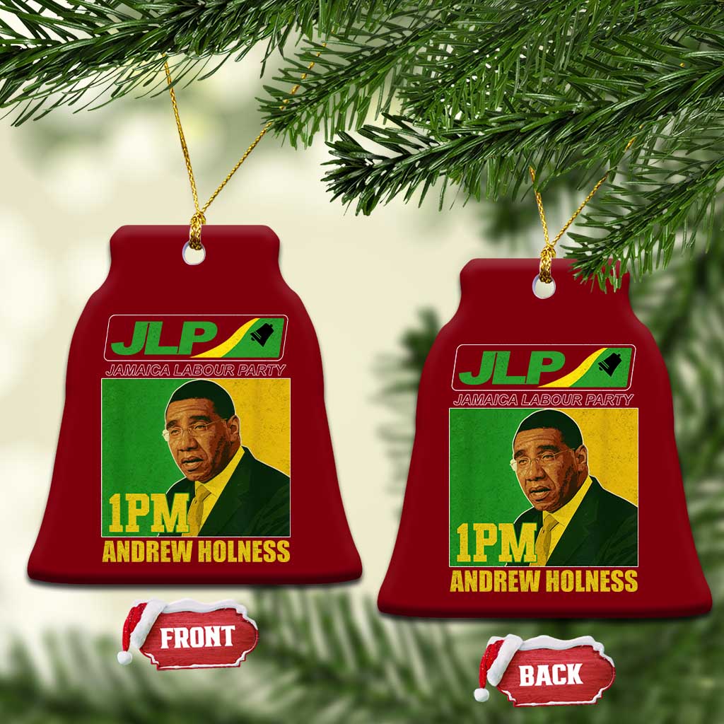1PM Andrew Holness JPL Supporter Ceramic Ornament Jamaica Labor Party Jamaican Political Pride TS02 Print Your Wear