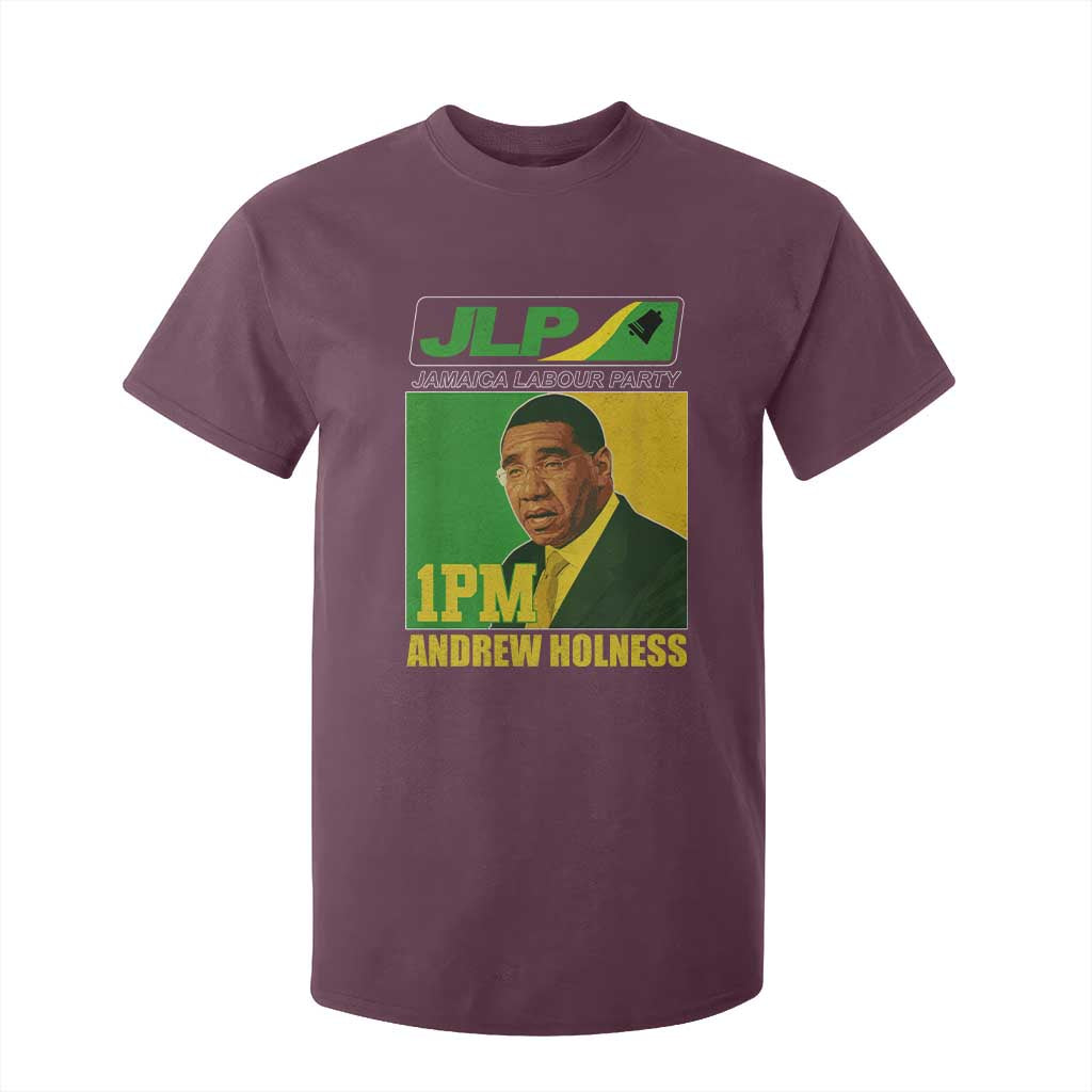 1PM Andrew Holness JPL Supporter T Shirt For Kid Jamaica Labor Party Jamaican Political Pride TS02 Maroon Print Your Wear