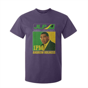1PM Andrew Holness JPL Supporter T Shirt For Kid Jamaica Labor Party Jamaican Political Pride TS02 Purple Print Your Wear