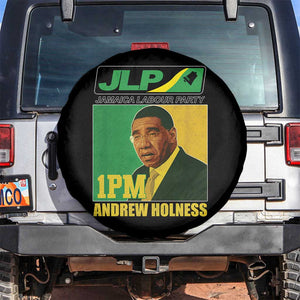 1PM Andrew Holness JPL Supporter Spare Tire Cover Jamaica Labor Party Jamaican Political Pride TS02 No hole Black Print Your Wear