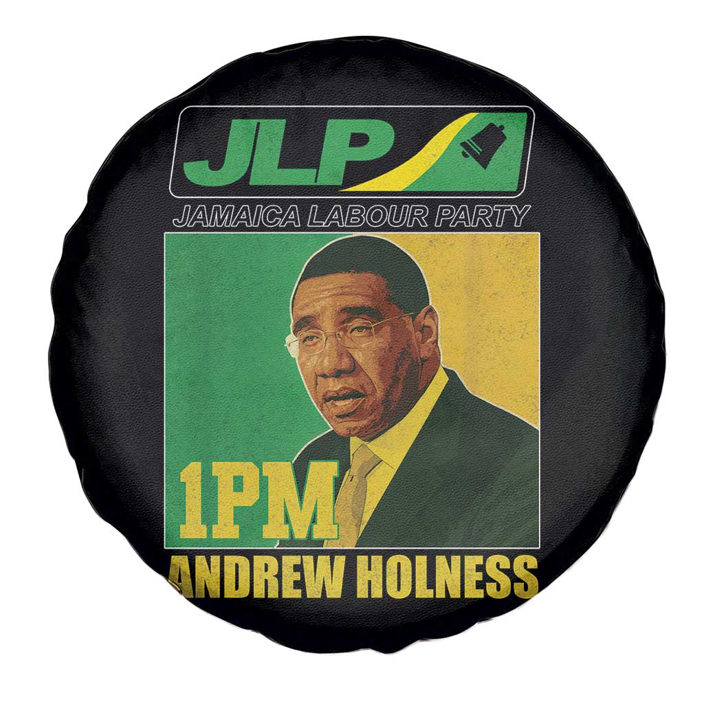 1PM Andrew Holness JPL Supporter Spare Tire Cover Jamaica Labor Party Jamaican Political Pride TS02 Print Your Wear
