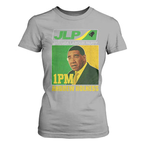1PM Andrew Holness JPL Supporter T Shirt For Women Jamaica Labor Party Jamaican Political Pride TS02 Sport Gray Print Your Wear