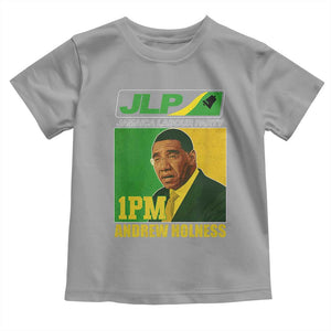1PM Andrew Holness JPL Supporter Toddler T Shirt Jamaica Labor Party Jamaican Political Pride TS02 Sport Gray Print Your Wear