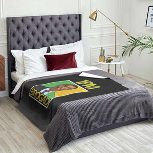1PM BROGAD JLP Supporter Andrew Holness Throw Blanket Jamaica Labor Party Politics TS02 Print Your Wear