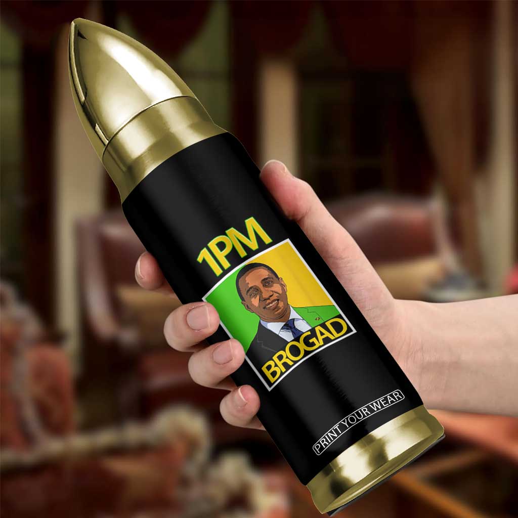 1PM BROGAD JLP Supporter Andrew Holness Bullet Tumbler Jamaica Labor Party Politics TS02 Print Your Wear