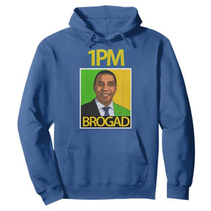 1PM BROGAD JLP Supporter Andrew Holness Hoodie Jamaica Labor Party Politics TS02 Royal Blue Print Your Wear