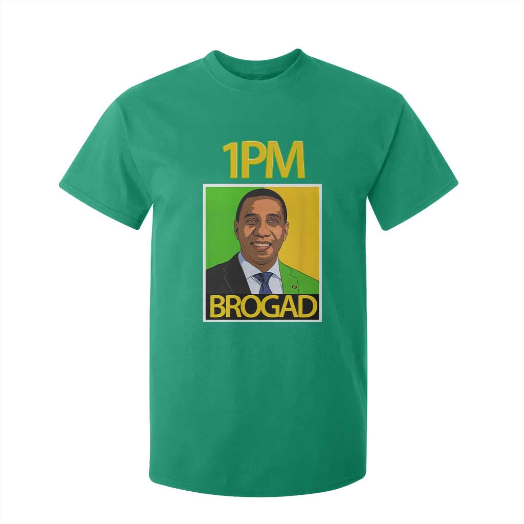 1PM BROGAD JLP Supporter Andrew Holness T Shirt For Kid Jamaica Labor Party Politics TS02 Irish Green Print Your Wear