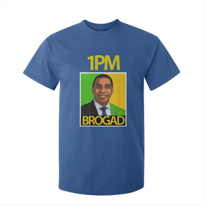 1PM BROGAD JLP Supporter Andrew Holness T Shirt For Kid Jamaica Labor Party Politics TS02 Royal Blue Print Your Wear