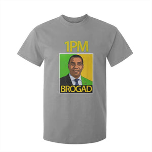 1PM BROGAD JLP Supporter Andrew Holness T Shirt For Kid Jamaica Labor Party Politics TS02 Sport Gray Print Your Wear
