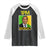 1PM BROGAD JLP Supporter Andrew Holness Raglan Shirt Jamaica Labor Party Politics TS02 Black White Print Your Wear