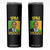 1PM BROGAD JLP Supporter Andrew Holness Skinny Tumbler Jamaica Labor Party Politics TS02 Black Print Your Wear