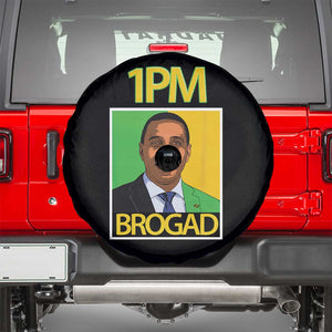 1PM BROGAD JLP Supporter Andrew Holness Spare Tire Cover Jamaica Labor Party Politics TS02 Black Print Your Wear
