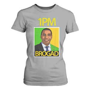 1PM BROGAD JLP Supporter Andrew Holness T Shirt For Women Jamaica Labor Party Politics TS02 Sport Gray Print Your Wear