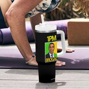 1PM BROGAD JLP Supporter Andrew Holness Tumbler With Handle Jamaica Labor Party Politics TS02 Print Your Wear