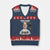Mark Golding PNP Supporter V-Neck Knit Sweater Vest Time Come for a Better Life Jamaica Politics People's National Party TS02 Navy Red Print Your Wear