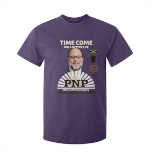 Mark Golding PNP Supporter T Shirt For Kid Time Come for a Better Life Jamaica Politics People's National Party TS02 Purple Print Your Wear