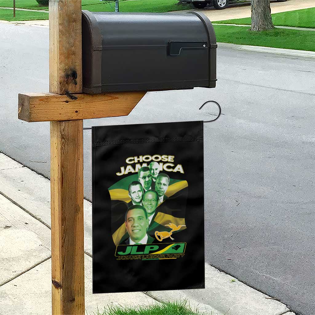 Choose Jamaica JLP Supporter Garden Flag Patriotic Leaders Jamaica Jamaica Labor Party Politics TS02 Print Your Wear