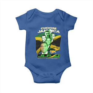 Choose Jamaica JLP Supporter Baby Onesie Patriotic Leaders Jamaica Jamaica Labor Party Politics TS02 Royal Blue Print Your Wear