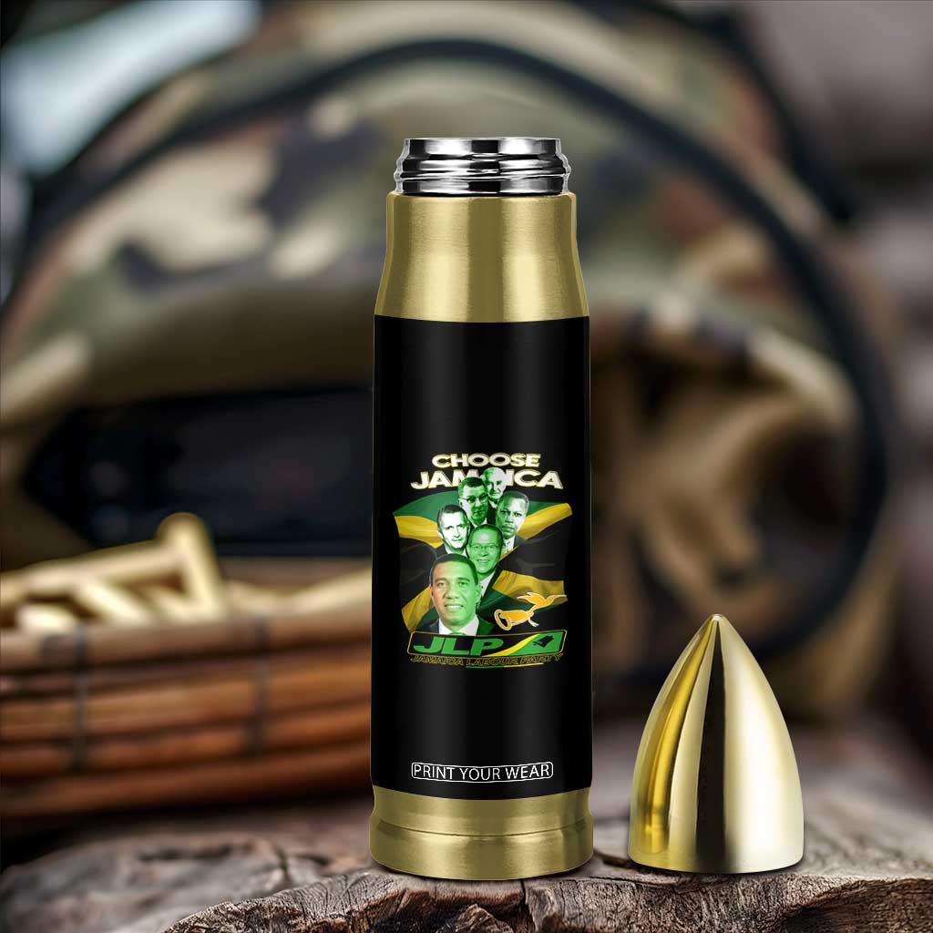 Choose Jamaica JLP Supporter Bullet Tumbler Patriotic Leaders Jamaica Jamaica Labor Party Politics TS02 Print Your Wear