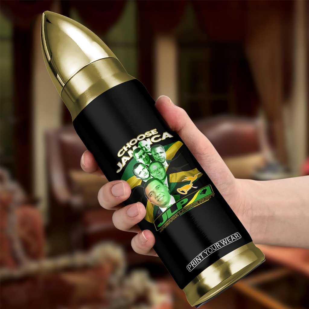 Choose Jamaica JLP Supporter Bullet Tumbler Patriotic Leaders Jamaica Jamaica Labor Party Politics TS02 Print Your Wear