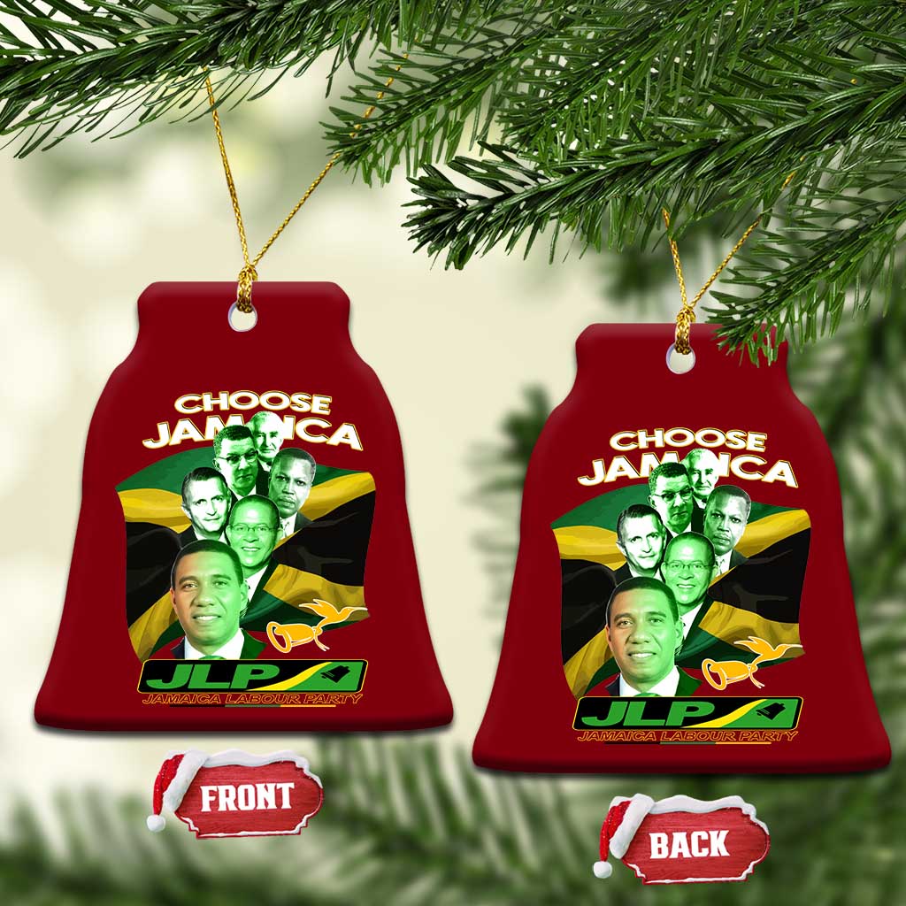 Choose Jamaica JLP Supporter Ceramic Ornament Patriotic Leaders Jamaica Jamaica Labor Party Politics TS02 Print Your Wear