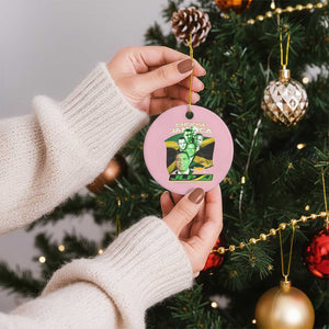 Choose Jamaica JLP Supporter Ceramic Ornament Patriotic Leaders Jamaica Jamaica Labor Party Politics TS02 1pc Light Pink Print Your Wear