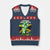 Choose Jamaica JLP Supporter V-Neck Knit Sweater Vest Patriotic Leaders Jamaica Jamaica Labor Party Politics TS02 Navy Red Print Your Wear