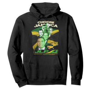 Choose Jamaica JLP Supporter Hoodie Patriotic Leaders Jamaica Jamaica Labor Party Politics TS02 Black Print Your Wear