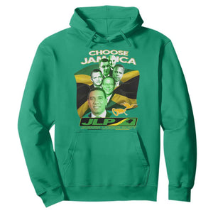 Choose Jamaica JLP Supporter Hoodie Patriotic Leaders Jamaica Jamaica Labor Party Politics TS02 Irish Green Print Your Wear